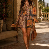Twinset Ti.Amo Patchwork Estampado