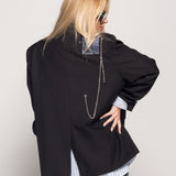 Blazer Ti.Amo Oversize Com Fotos Aplicadas
