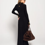 Vestido Ti.Amo Longo De Malha Evasê