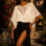 Blusa Ti.Amo Decote Em Guipura