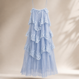 Vestido Ti.Amo Com Folhos Guipura