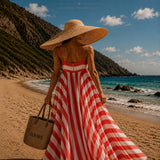 Vestido Ti.Amo Oversize Riscas Verticais VS Horizontais