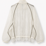 Bomber Ti.Amo De Guipura Transparente