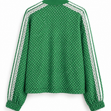 Bomber Ti.Amo Polka Dot & Listra Tripla Com Guipura