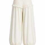 Calça Ti.Amo Com Efeito Saia Guipura Incorporada