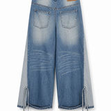 Calça Ti.Amo De Ganga Abertura Lateral Tie Dye