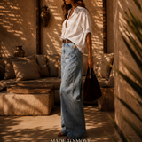 Calça Ti.Amo De Ganga Aplicações Metálicas