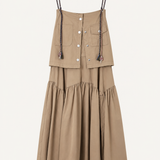 Vestido Ti.Amo Midi Com Efeito Colete