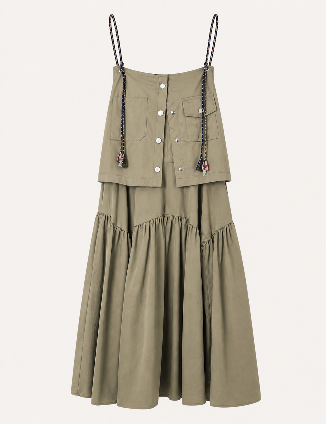 Vestido Ti.Amo Midi Com Efeito Colete