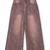 Calça Ti.Amo De Ganga Wide Leg & Strass