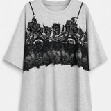 T-Shirt Ti.Amo Com Faixa De Guipura