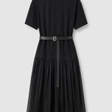 Vestido Ti.Amo Mistura De Tecidos