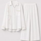 Twinset Ti.Amo De Linho Com Bordado & Missangas