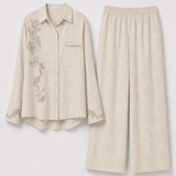 Twinset Ti.Amo De Linho Com Bordado & Missangas