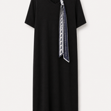 Vestido Ti.Amo De Algodão Decote Em Bico