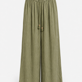 Calça Ti.Amo Riscas Com Toque Aveludado