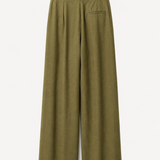 Calça Ti.Amo Mistura De Linho Cruzada Pregas Frontais