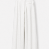 Calça Ti.Amo Mistura De Linho Cruzada Pregas Frontais