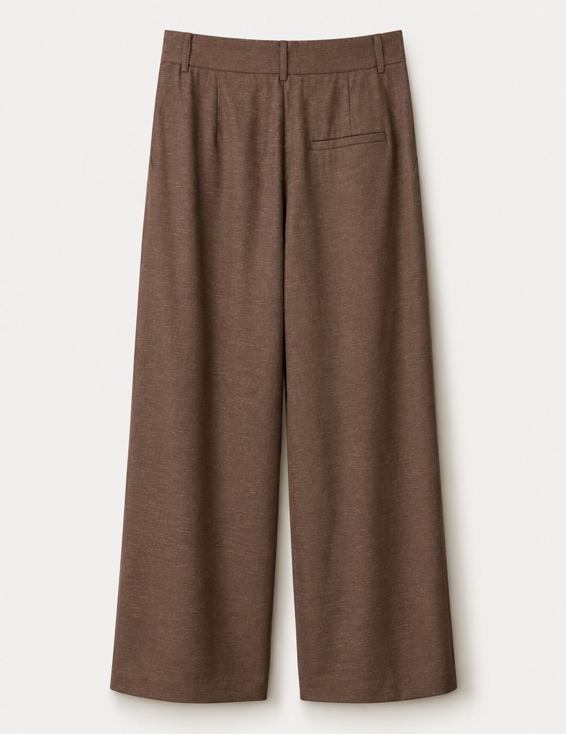 Calça Ti.Amo Mistura De Linho Cruzada Pregas Frontais