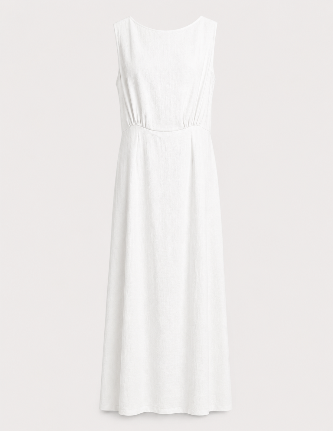 Vestido Ti.Amo Com Mistura De Linho & Drapeado