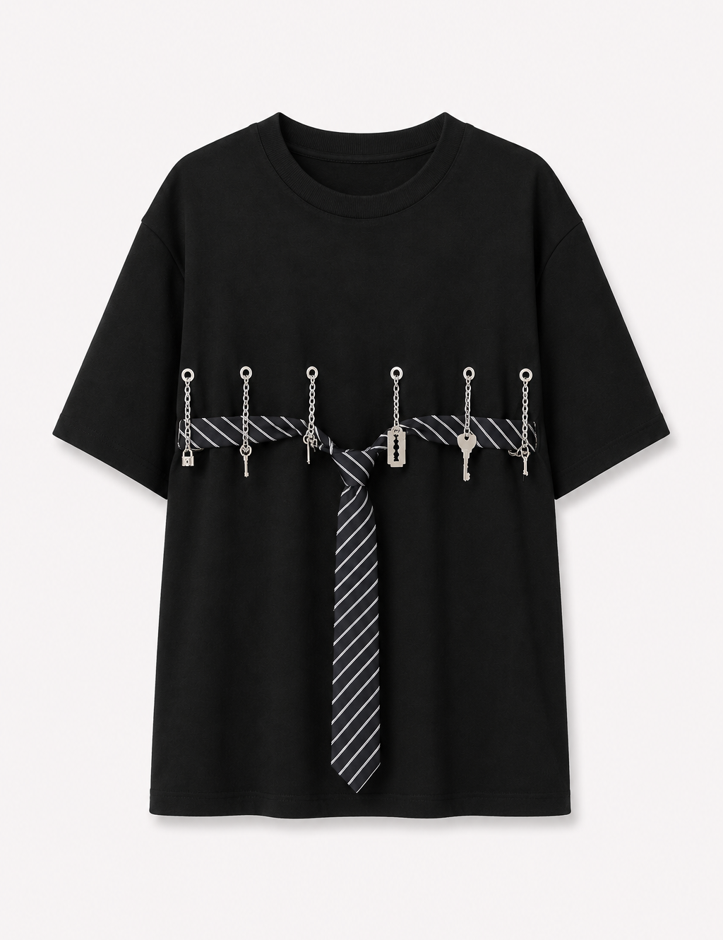 T-Shirt Ti.Amo Argolas Com Correntes