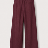 Calça Ti.Amo Mistura De Linho Bordado Na Cintura