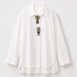 Camisa Ti.Amo Botões Étnicos