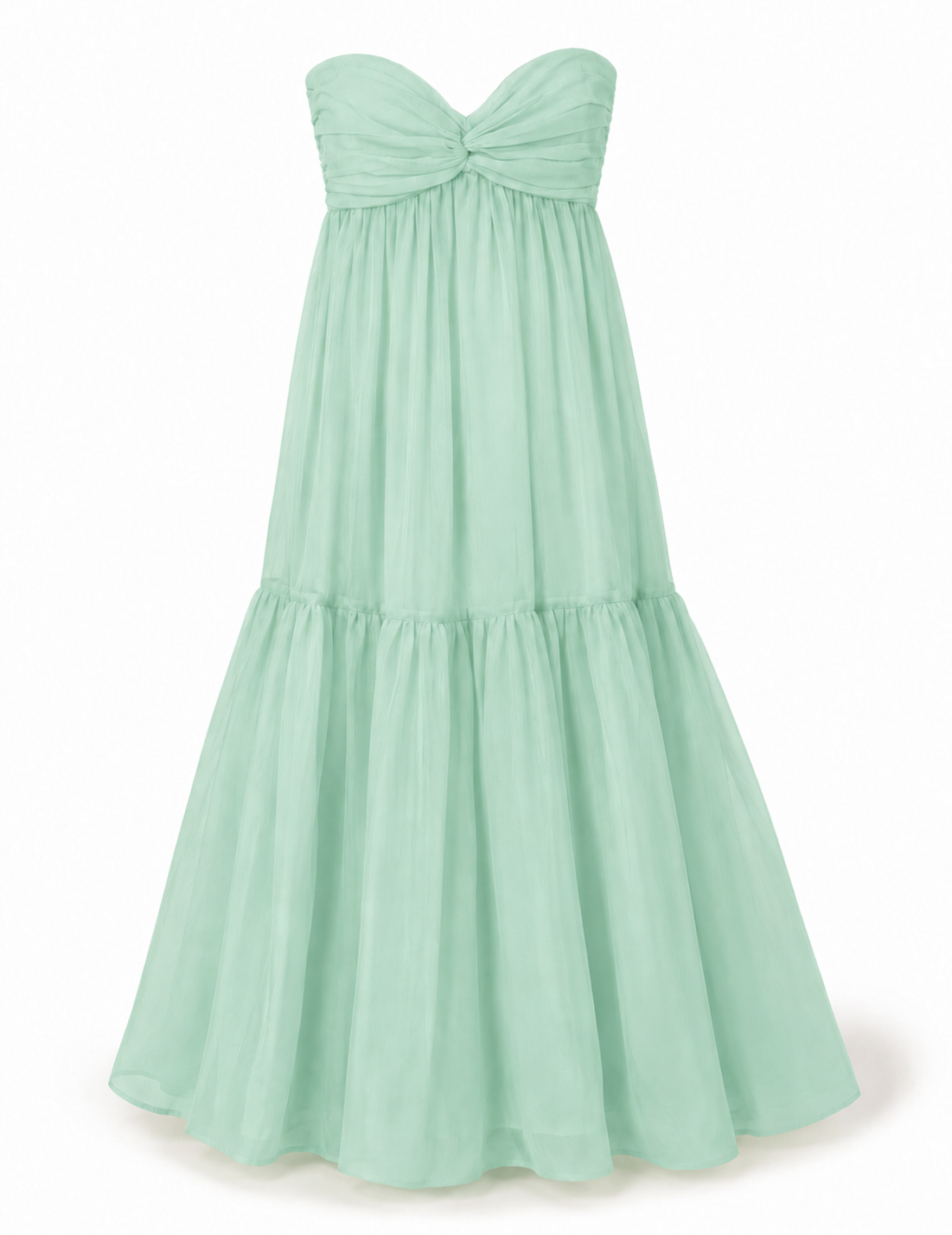 Vestido Longo Off Shoulder Decote Drapeado