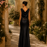 Twinset Glamour Tio Drapeado + Saia Longa Guipura