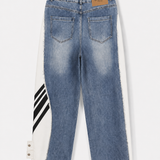 Calça Ti.Amo Com Mistura De Ganga & Três Listas