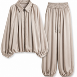 Twinset Ti.Amo Acetinado Bomber + Calça