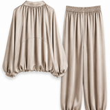 Twinset Ti.Amo Acetinado Bomber + Calça