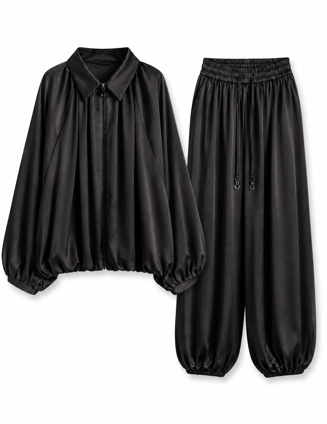 Twinset Ti.Amo Acetinado Bomber + Calça