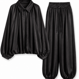 Twinset Ti.Amo Acetinado Bomber + Calça