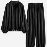 Twinset Ti.Amo Acetinado Bomber + Calça