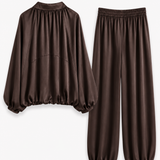 Twinset Ti.Amo Acetinado Bomber + Calça