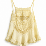 Top Cropped Ti.Amo Detalhes Rendados