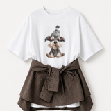 T-Shirt Ti.Amo Com Efeito PullOver