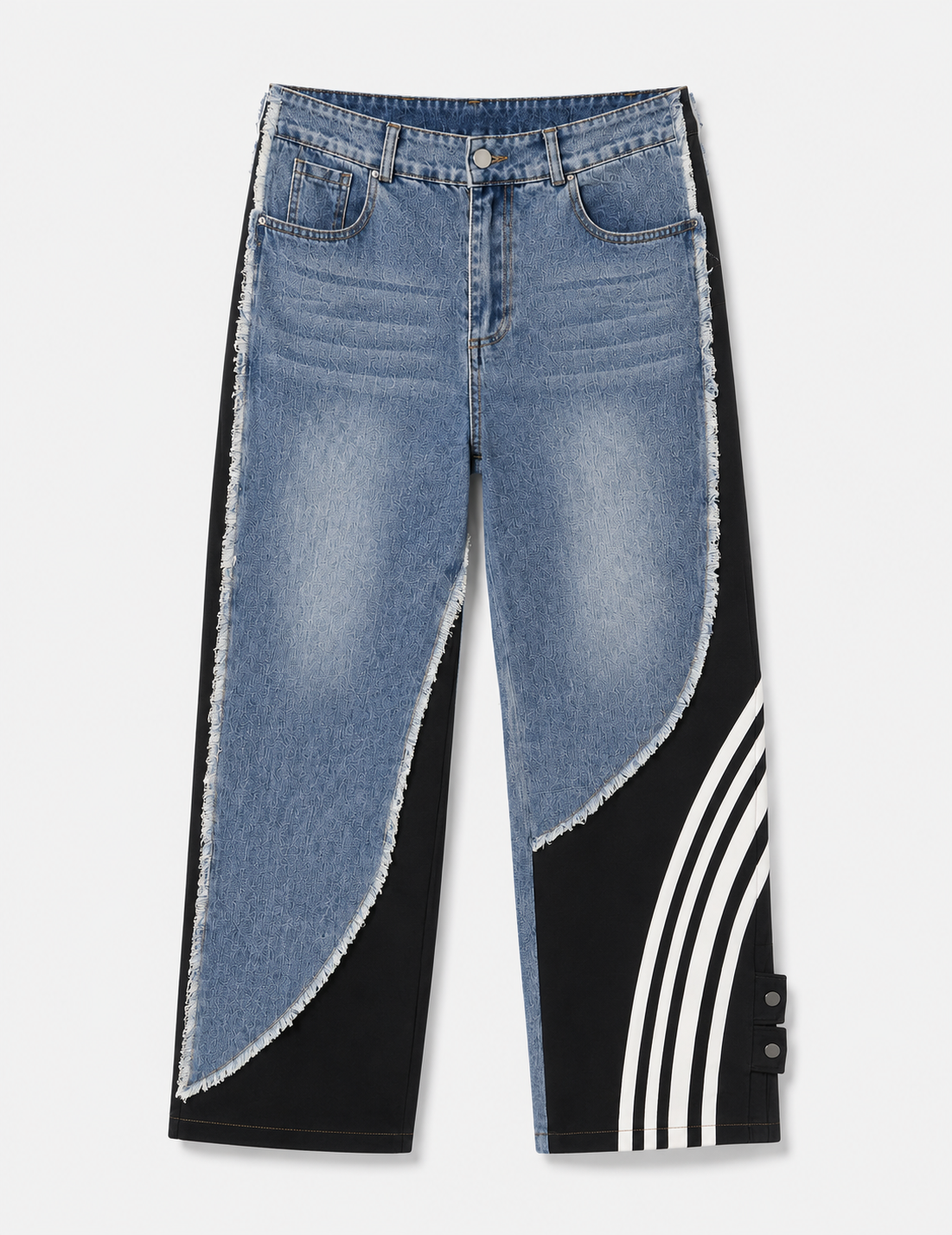Calça Ti.Amo Com Mistura De Ganga & Três Listas