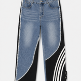 Calça Ti.Amo Com Mistura De Ganga & Três Listas