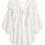 Blusa Ti.Amo Bordado Inglês & Guipura