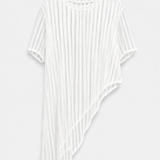 T-Shirt Ti.Amo Riscada Com Ligeira Transparência