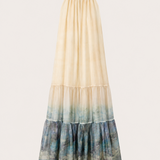 Vestido Ti.Amo Longo Halter Barra Com Estampado Degradê