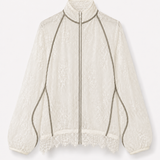 Bomber Ti.Amo De Guipura Transparente