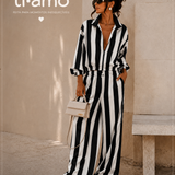 Twinset Ti.Amo Acetinado Riscas Verticais