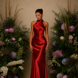 Vestido Glamour Longo Halter
