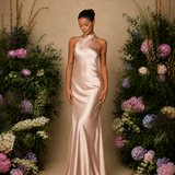 Vestido Glamour Longo Halter