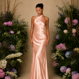 Vestido Glamour Longo Halter