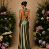 Vestido Glamour Longo Halter