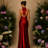 Vestido Glamour Longo Halter